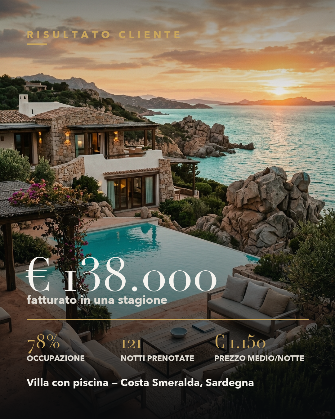 Villa con piscina in Costa Smeralda, Sardegna